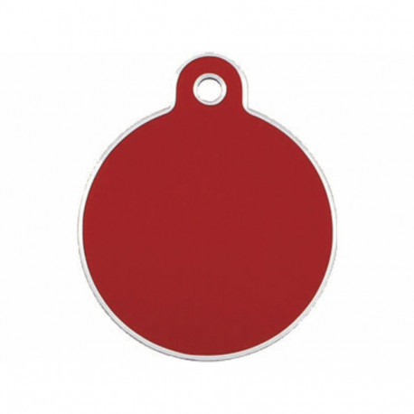 Identification plate for collar Imarc Circle Red