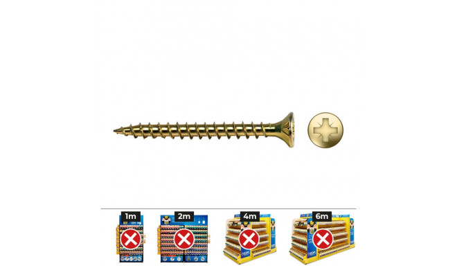 Box of screws CELO VLOX Bichromated Ø 4 x 40 mm Full roll (500 Units)