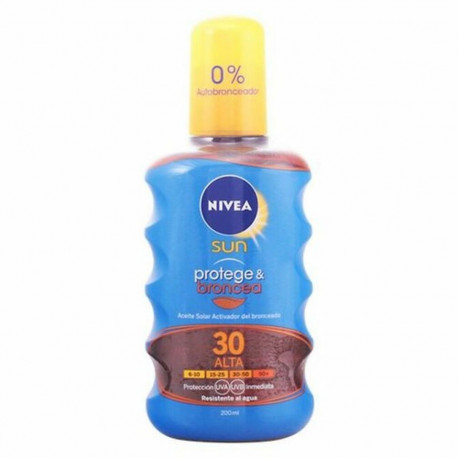 Tanning Oil Spf 30 Nivea Sun Broncea Spf 30 200 ml