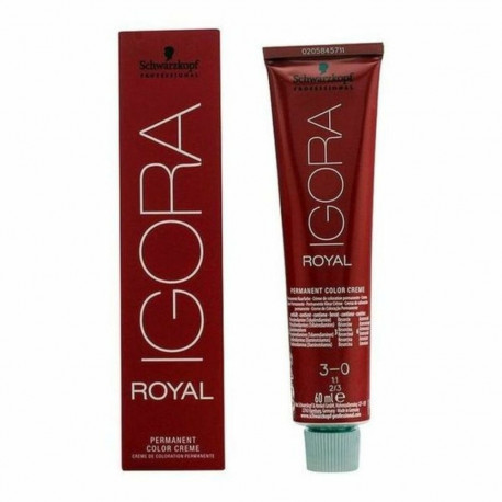 Püsivärv Schwarzkopf Igora Royal Nº 3-0 60 ml