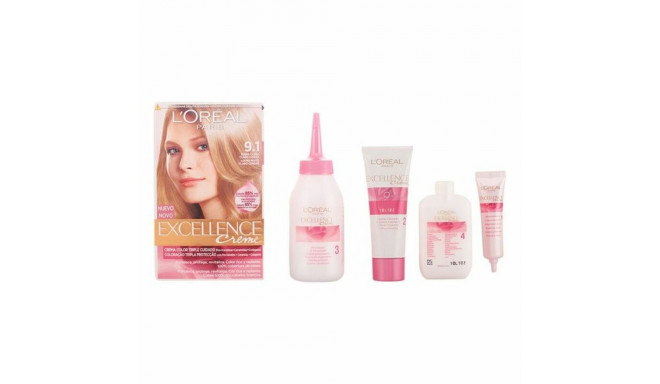 Permanent Dye Excellence L'Oreal Make Up Excellence N 9,1 Nº 9.0-rubio muy claro Nº 8.0-rubio claro 