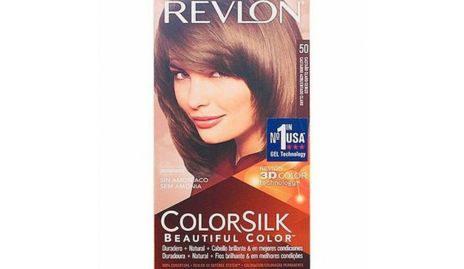 Ammoniaagivaba juuksevärv Colorsilk Revlon 929-95509 Hele tuhkkastan (1 Ühikut)