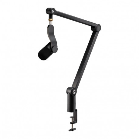 LOGITECH G Yeticaster GX Dynamic RGB Gaming Mic with LIGHTSYNC and Premium Desktop Microphone Boom A