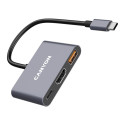 CANYON hub DS-4 3in1 USB-C Grey
