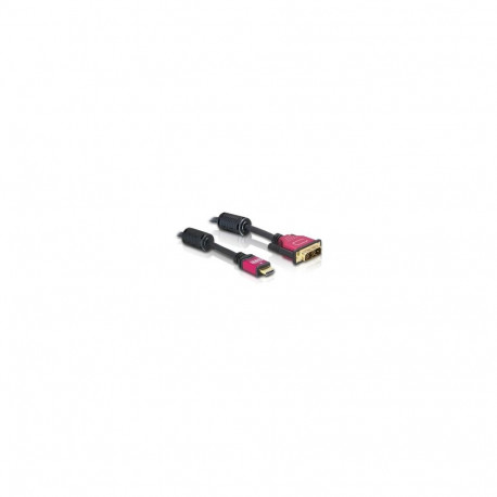 "DELOCK Kabel HDMI A/DVI - 18+1 - St/St 1.8m"