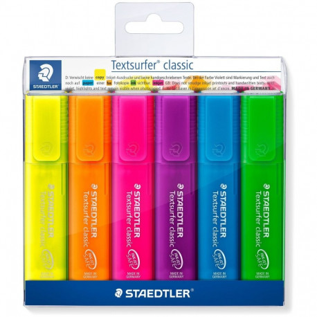 "STAEDTLER Textmarker Textsurfer clas 6St Etui"