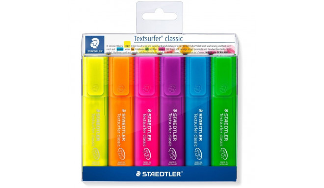 "STAEDTLER Textmarker Textsurfer clas 6St Etui"