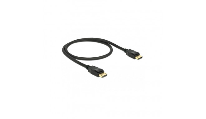 "DELOCK Kabel Displayport 1.2 Stecker > Displayport Stecker 4K 60 Hz 0.5 m"