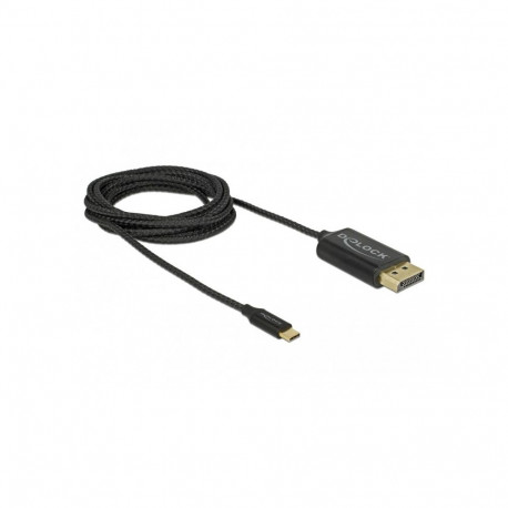"DELOCK USB Kabel Type-C zu DisplayPort DP Alt Mode 4K 60Hz 2m koaxial"