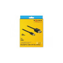 "DELOCK Mini DisplayPort zu DisplayPort Kabel 8K 60Hz 1m DP 8K zertifiziert"