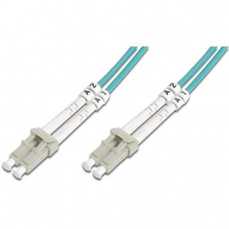 "DIGITUS LWL Patchkabel LC -> LC 15.00m Multimode Duplex OM3"