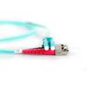 "DIGITUS LWL Patchkabel LC -> ST 2.00m Multimode Duplex OM3"