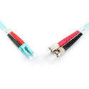 "DIGITUS LWL Patchkabel LC -> ST 2.00m Multimode Duplex OM3"