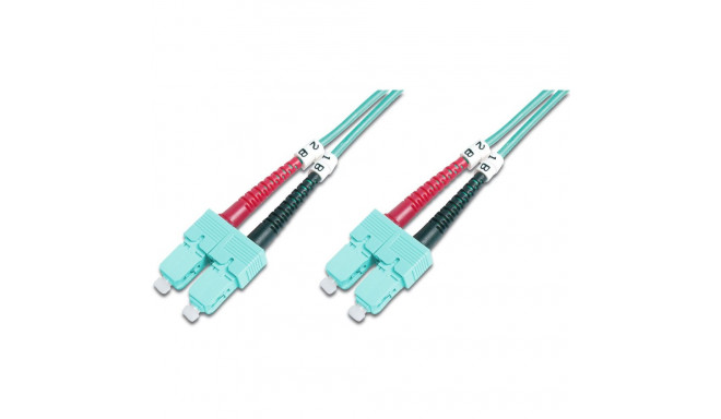 "DIGITUS LWL Patchkabel SC -> SC 1.00m Multimode Duplex OM3"
