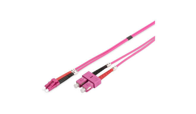 "DIGITUS LWL Patchkabel LC -> SC 3.00m Multimode Duplex OM4"