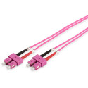 "DIGITUS LWL Patchkabel SC -> SC 3.00m Multimode Duplex OM4"