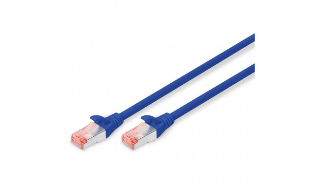 "DIGITUS Patchkabel Cat6 S/FTP 2xRJ45 5.0m blau Hebelschutz Polybeutel"