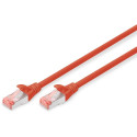 "DIGITUS Patchkabel Cat6 S/FTP 2xRJ45 2.0m rot Hebelschutz Polybeutel"