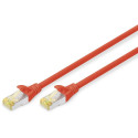 "DIGITUS CAT 6A S/FTP Patchkabel. 0.5m. rot"