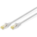 "DIGITUS Patchkabel Cat6a S/FTP 2xRJ45 0.5m grau Hebelschutz Polybeutel"