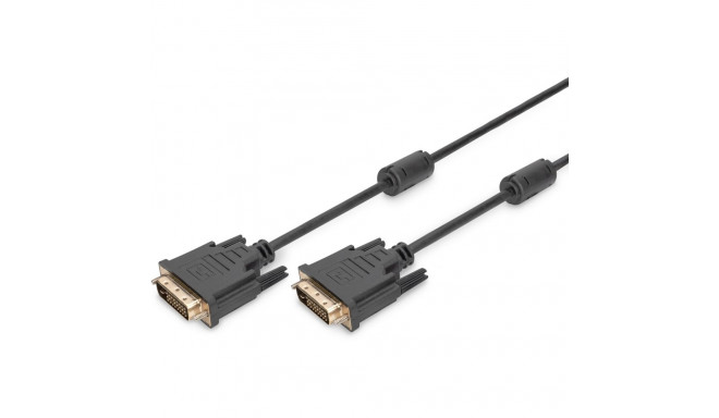 "DIGITUS DVI-Anschlusskabel DVI 24+1 Dual Link 5m schwarz"