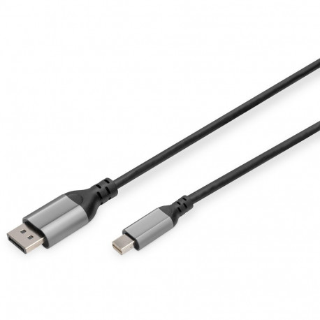 "DIGITUS DisplayPort Adapterkabel mini DP->DPort St/St 8K 2m"