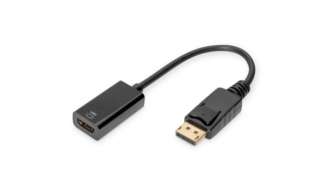 "DIGITUS DisplayPort Adapter DPort -> HDMI St/Bu 0,2m aktiv"