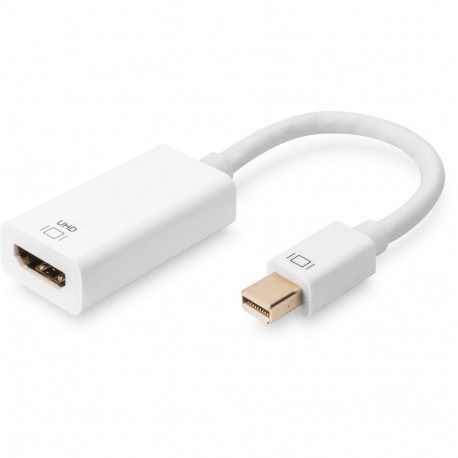 "DIGITUS DisplayPort Adapter miniDPort -> HDMI St/Bu 0,2m akt"