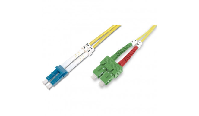"DIGITUS Fiber Optic Singlemode PatchK SC (APC) to LC (PC) 2m"