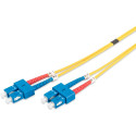"DIGITUS LWL Patchkabel SC -> SC 3.00m Singlemode Duplex OS2"