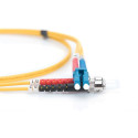 "DIGITUS LWL Patchkabel LC -> St 1.00m Singlemode Duplex OS2"