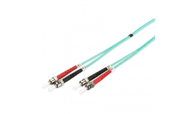 "DIGITUS LWL Patchkabel ST -> ST 5.00m Multimode Duplex OM3"