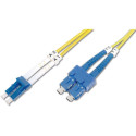 "DIGITUS LWL Patchkabel LC -> SC 10.00m Singlemode Duplex OS2"