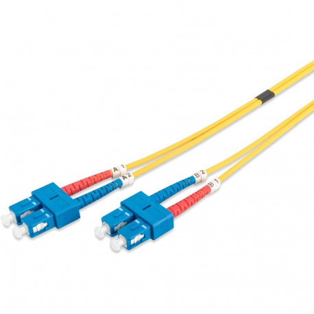 "DIGITUS LWL Patchkabel SC -> SC 2.00m Singlemode Duplex OS2"