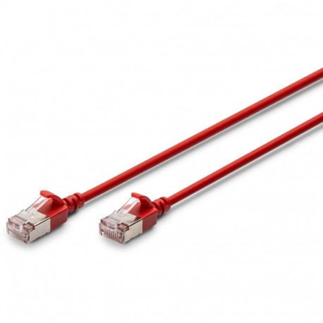 "DIGITUS Patchkabel CAT 6A F/FTP Slim 1,00m rot"