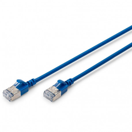 "DIGITUS Patchkabel CAT 6A F/FTP Slim 2,00m blau"