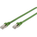 "DIGITUS CAT 6A S/FTP Patchkabel. PUR (TPU). 15m. grün"