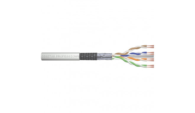"DIGITUS CAT 6 SF/UTP Twisted Pair Roh-Patchkabel, 100m,grau"