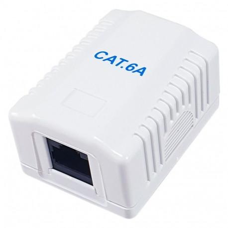 "Equip Aufputzdose Cat6A 1-Port RJ45 UTP"