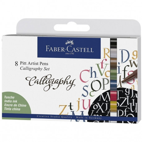 "FABER-CASTELL Tuschestift Pitt Artist Pen C 8x"