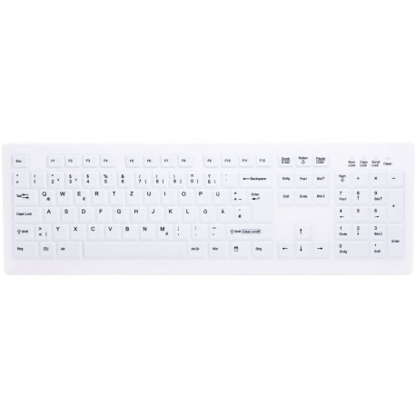 "Active Key AK-C8100 RF Wireless QWERTZ Deutsch Weiß"