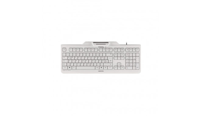 "CHERRY KC 1000 SC Corded CH-Layout weiß/grau Smartcard"