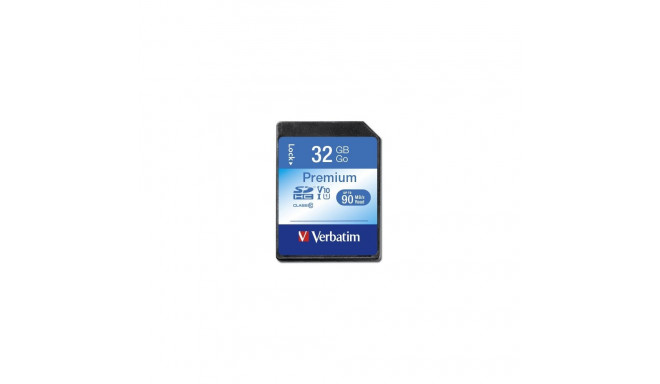 "CARD 32GB Verbatim Premium SDHC 90MB/s"