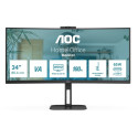 "AOC 86.0cm (34"") CU34V5CW/BK 21:09 HDMI+DP+USB-C Cur.WebC retail"