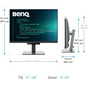 "BenQ 71.6cm RD280U 3:2 HDMI/USB-C/DP sil. lift/piv UHD"