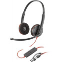 "HP Poly Blackwire 3220 Stereo USB-C Headset +USB-C/A Adapter (Bulk) (209749-201/209745-201)"