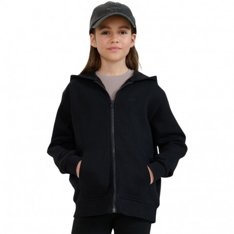 Bluza dla dziewczynki 4F F1861 głęboka czerń 4FJWMM00TSWSF1861 20S 134cm