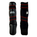 Ochraniacz na goleń stopę Step Profight PU 1038 czarny   M