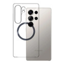 Samsung Clear Magnet Case GP-FPS938SAATW with magnetic ring for Samsung Galaxy S25 Ultra - transpare