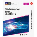 Tarkvara Bitdefender Total Security, 1 aasta, 5 seadet, KARP